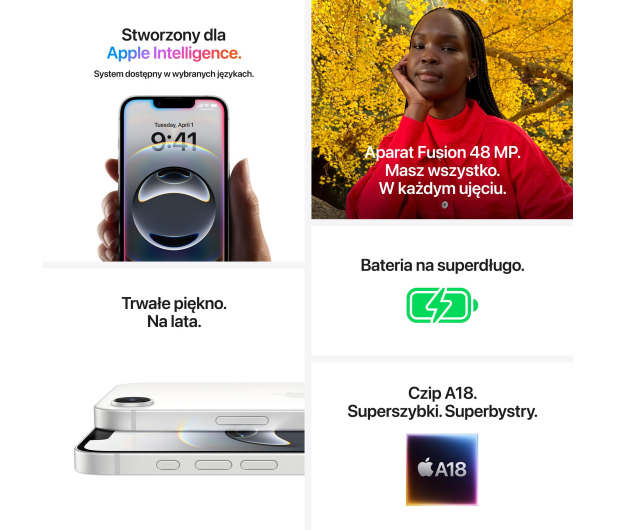APPLE iPhone 16e 512GB Biały - 1319572 - zdjęcie 9